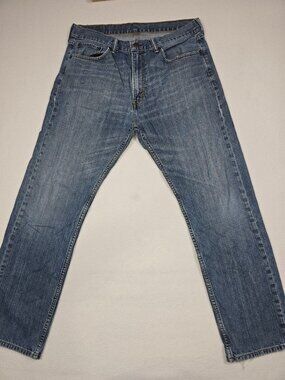 Levis 501 Original Fit Mens Jeans W36 L32 Blue Denim 100% Cotton